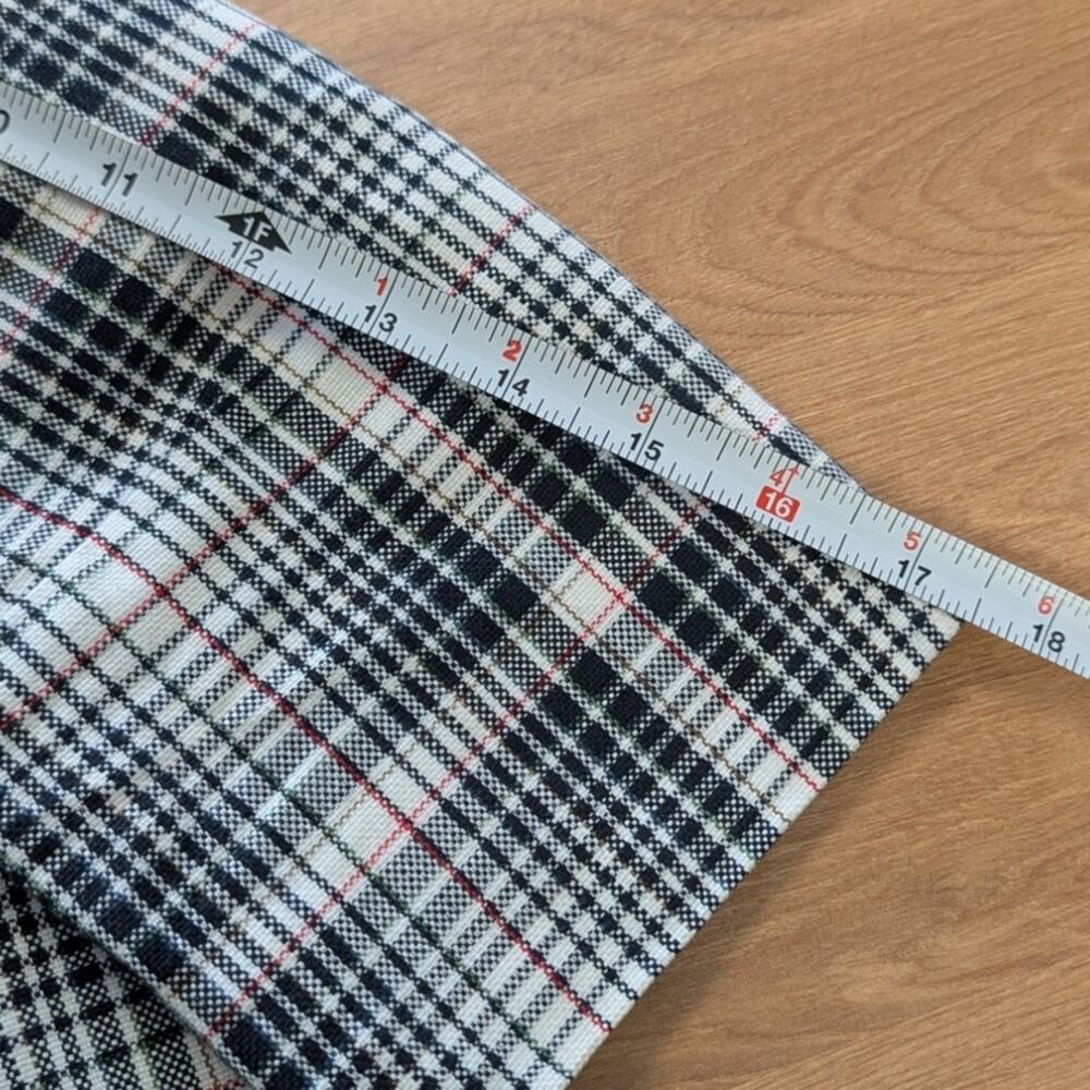 Gucci Double-breasted Long Coat Womens IT40/US 4 Authentic Checked 3/4 Sleeve - Picture 13 of 13